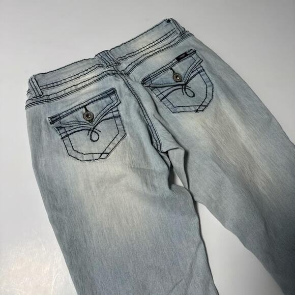 Y2K Angels Jeans Low Rise Cuffed Capris - Picture 4 of 5